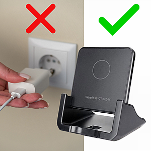 מטען אלחוטי 10W פונקציונלי מטען אלחוטי 10W פונקציונלי