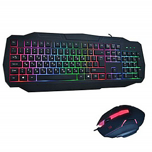 סט מקלדת ועכבר לגיימרים סט מקלדת ועכבר לגיימרים