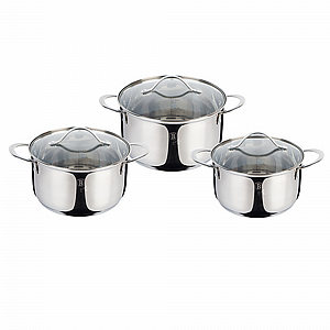 סט 3 סירים איכותיים BH-6662 Silver סט 3 סירים איכותיים BH-6662 Silver