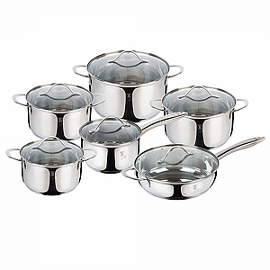 סט 6 כלי בישול איכותיים BH-6661 Silver סט 6 כלי בישול איכותיים BH-6661 Silver